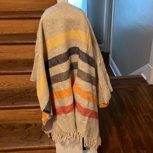 West Elm + Faribault Woolen Mill Co stripe throw